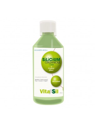 Image de Silicium organique - Articulations et cartilage 500 ml - Vitasil depuis Résultats de recherche pour "Moringa Mint Or"