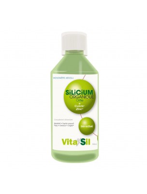 Image de Silicium organique - Articulations et cartilage 500 ml - Vitasil depuis Résultats de recherche pour "Ortie Bio - Pur"