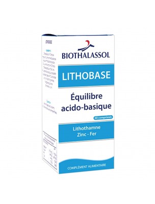 Image de Lithobase - Equilibre Acido-Basique 60 comprimés - Biothalassol depuis Biothalassol