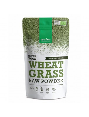 Image de Herbe de Blé en poudre Bio - Vitalité et Digestion SuperFood 200g - Purasana depuis louis-herboristerie