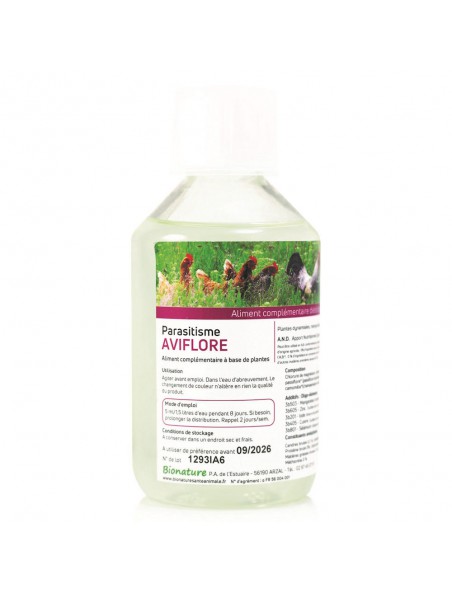 Image principale de Aviflore - Parasitisme des volailles 250 ml - Bionature