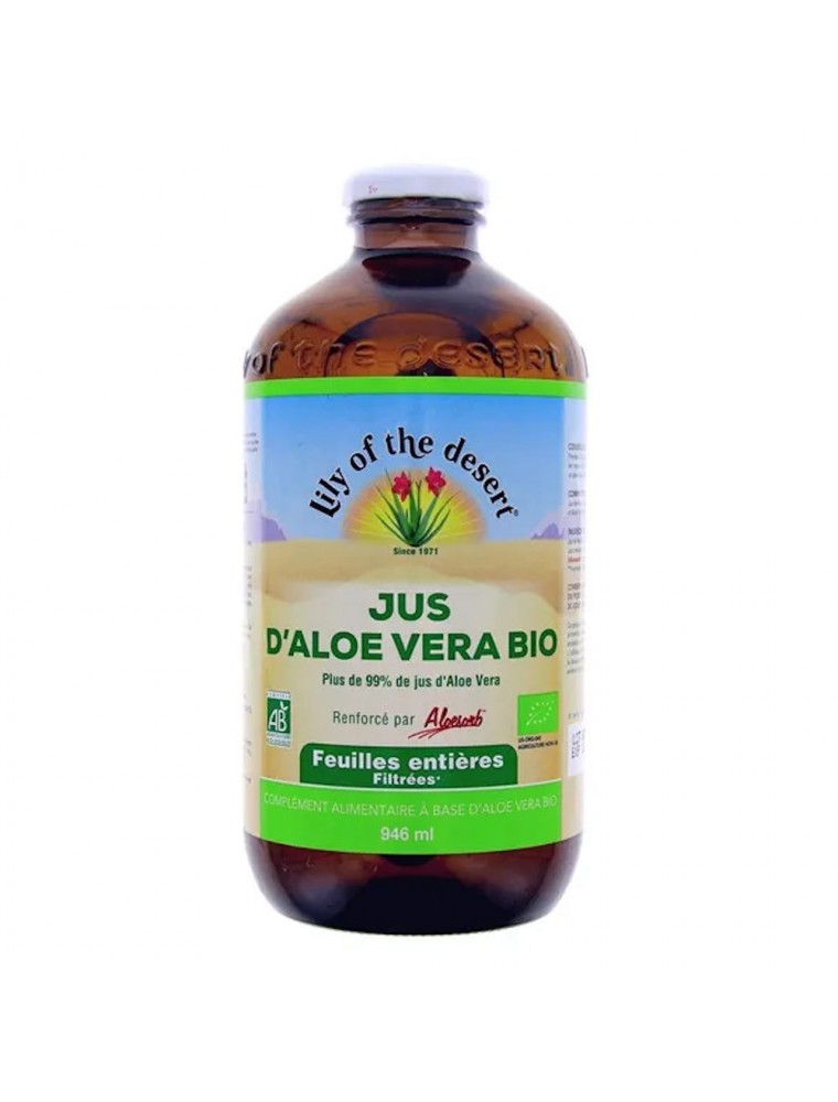 Image principale de la modale pour Aloé vera Bio - Jus à boire 946 ml - Lily of the Desert
