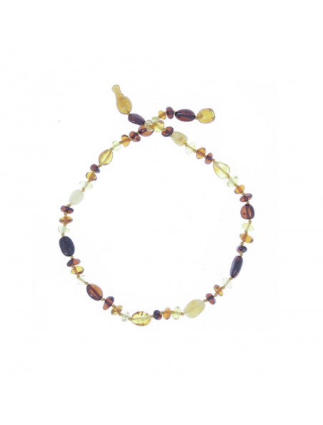 Achetez Collier d'Ambre Enfant - Mix2 33 cm - Baltic Way à l'herboristerie Louis Image principale de Collier d'Ambre Enfant - Mix2 33 cm - Baltic Way