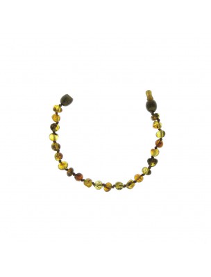 Image de Bracelet d'Ambre Enfant -  Gray 13 cm - Baltic Way depuis Collier d'Ambre Enfant - Citrus Non Poli 33 cm - Baltic Way - Soulagement des douleurs dentaires