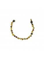 Image de Bracelet d'Ambre Enfant -  Gray 13 cm - Baltic Way depuis Colliers d'Ambre pour enfants : soulagez les dents de Bébé