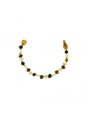 Image de Bracelet d'Ambre Enfant - Mix 13 cm - Baltic Way depuis Collier d'Ambre Enfant 33 cm - Soulagement Poussées Dentaires