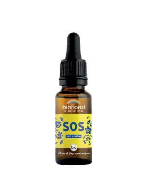 Image de SOS Nuit Paisible - Complexe Secours Bio aux Fleurs de Bach 20 ml - Biofloral depuis PrestaBlog