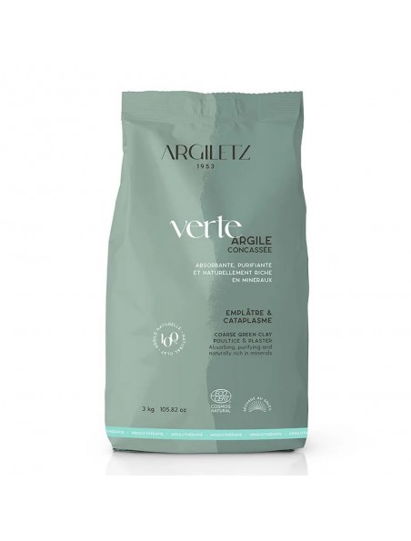 Achetez Argile verte concassée - Cataplasme et beauté 3 kgs - Argiletz à l'herboristerie Louis Image principale de Argile verte concassée - Cataplasme et beauté 3 kgs - Argiletz