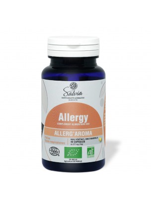 Image de Allerg'aroma Bio - Allergies 40 capsules d'huiles essentielles - Salvia depuis Achetez les produits Salvia à l'herboristerie Louis