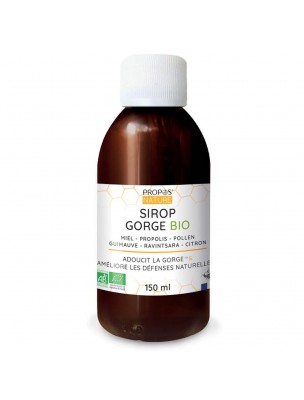 Image de Sirop Gorge Bio - Maux de Gorge 150 ml - Propos Nature depuis Résultats de recherche pour "L'Aromathérapie"