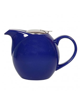 Image 70735 supplémentaire pour Théière Boule Bleue en Faïence 500 ml avec son filtre