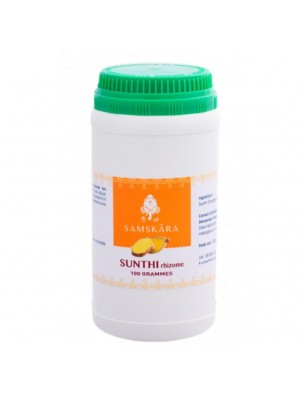 Image de Sunthi rhizome poudre - Digestion 100g - Samskara depuis Achetez les produits Samskara à l'herboristerie Louis (3)