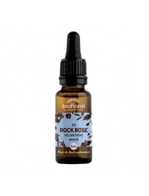 Image de Rock rose (Hélianthème) n°26 - Sérénité et Confiance Bio aux Fleurs de Bach 20 ml - Biofloral depuis Achetez les produits Biofloral à l'herboristerie Louis (2)