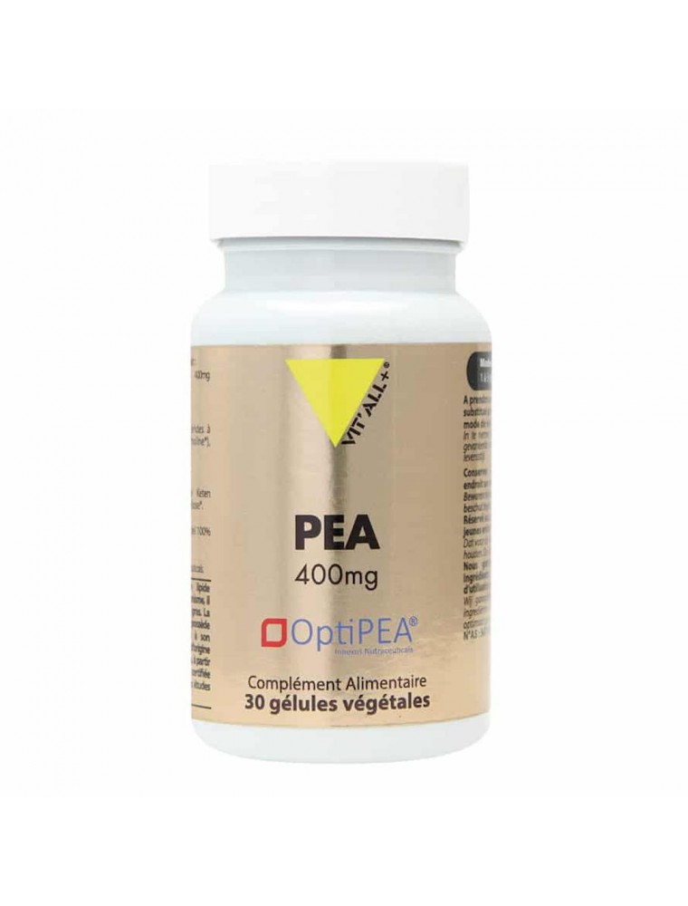 Image principale de la modale pour PEA 400 mg - Articulations et Peau 30 gélules végétales - Vit'all+