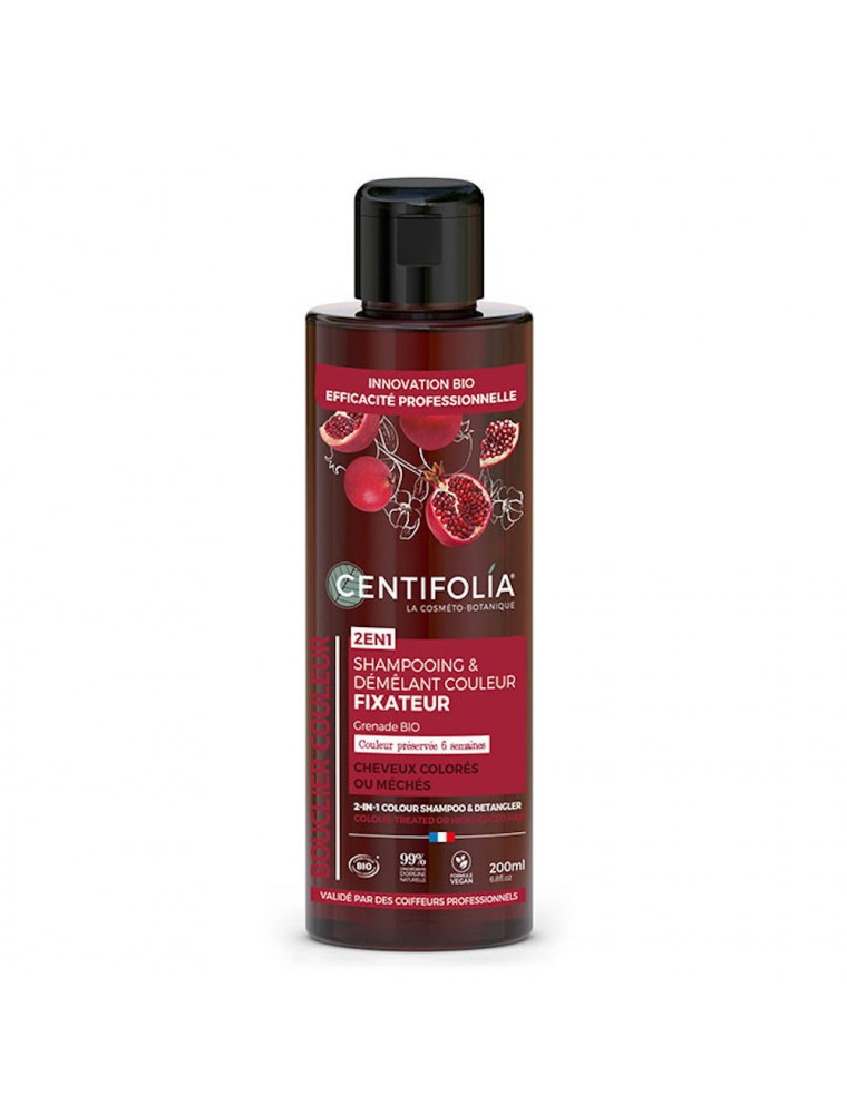 Image principale de la modale pour Shampooing Démêlant Couleur 2 en 1 Bio - Cheveux Colorés ou Méchés 200 ml - Centifolia
