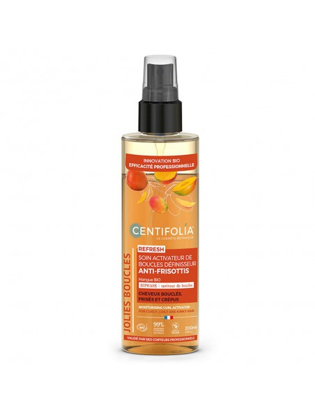 Image principale de Soin Activateur de Boucles Anti-Frisottis Bio - Cheveux Bouclés, Frisés et Crépus 200 ml - Centifolia