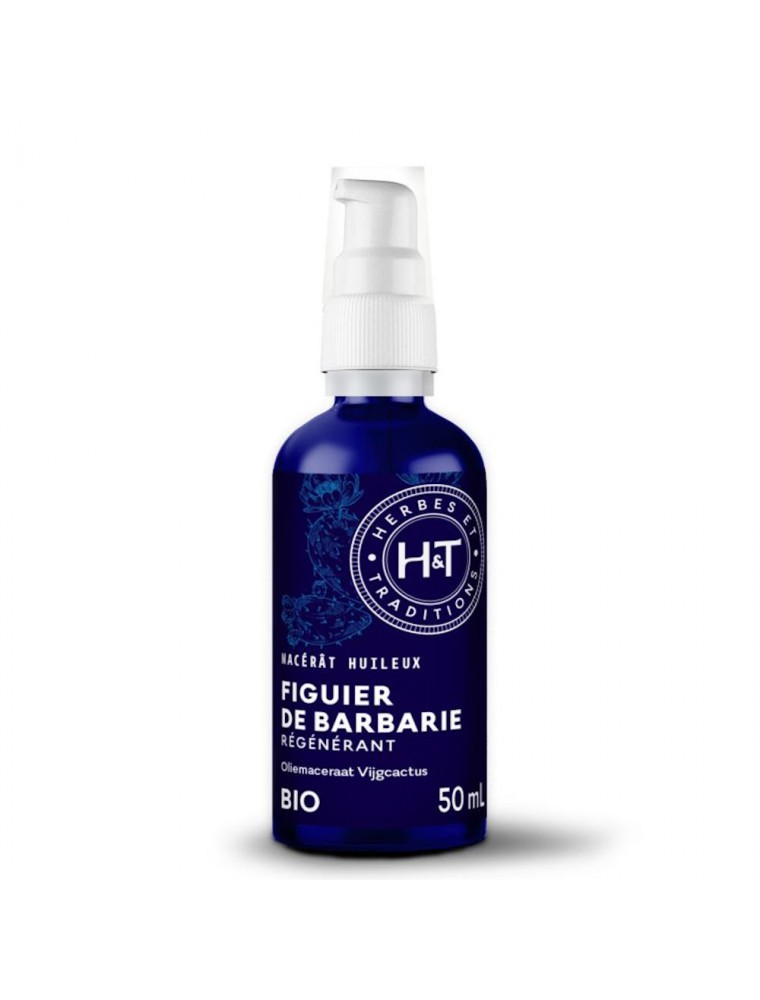 Image principale de la modale pour Figuier de Barbarie Bio - Macérât huileux d'Opuntia ficus indica 50 ml - Herbes et Traditions