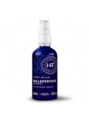 Image de Millepertuis Bio - Macérât huileux de Hypericum Perforatum 50 ml - Herbes et Traditions depuis louis-herboristerie