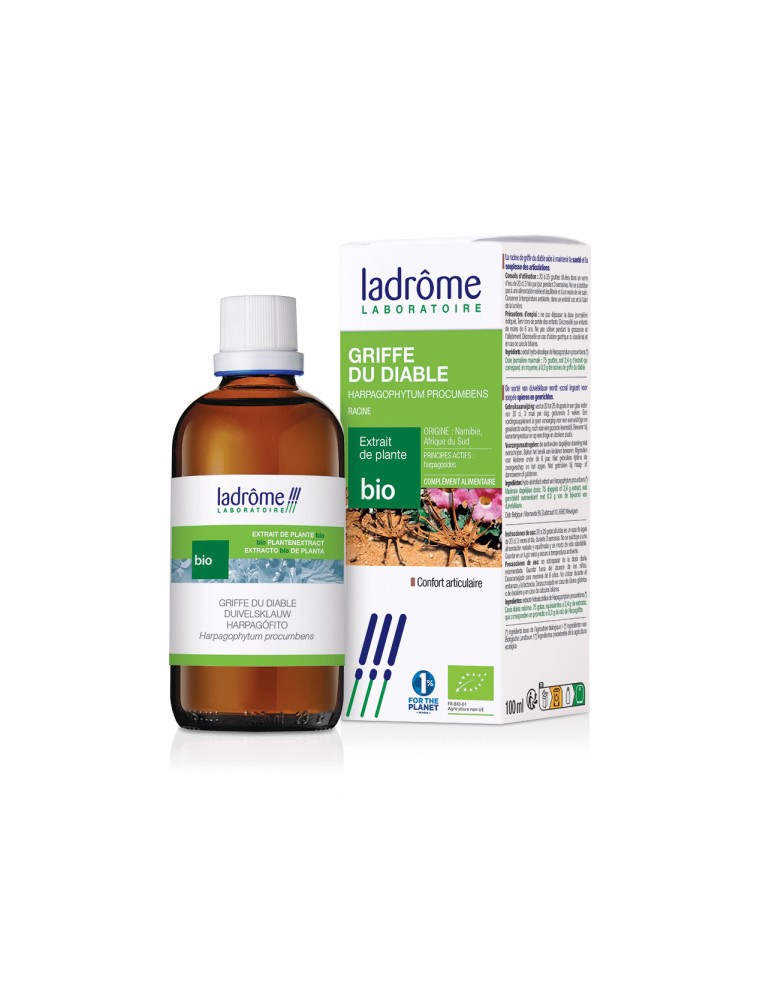 Image principale de la modale pour Harpagophytum Bio - Articulations Teinture-mère Harpagophytum procumbens 100 ml - Ladrôme