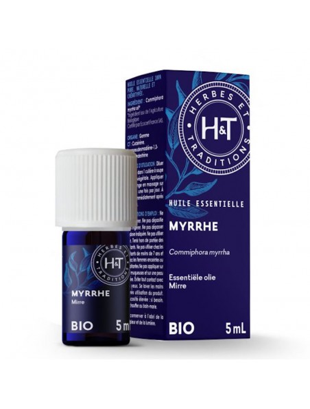 Image principale de Myrrhe Bio - Huile essentielle de Commiphora myrrha 5 ml - Herbes et Traditions