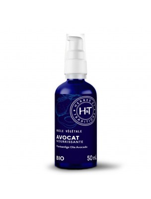 Image de Avocat Bio - Huile végétale de Persea Gratissima 50 ml - Herbes et Traditions depuis Achetez les produits Herbes et Traditions à l'herboristerie Louis