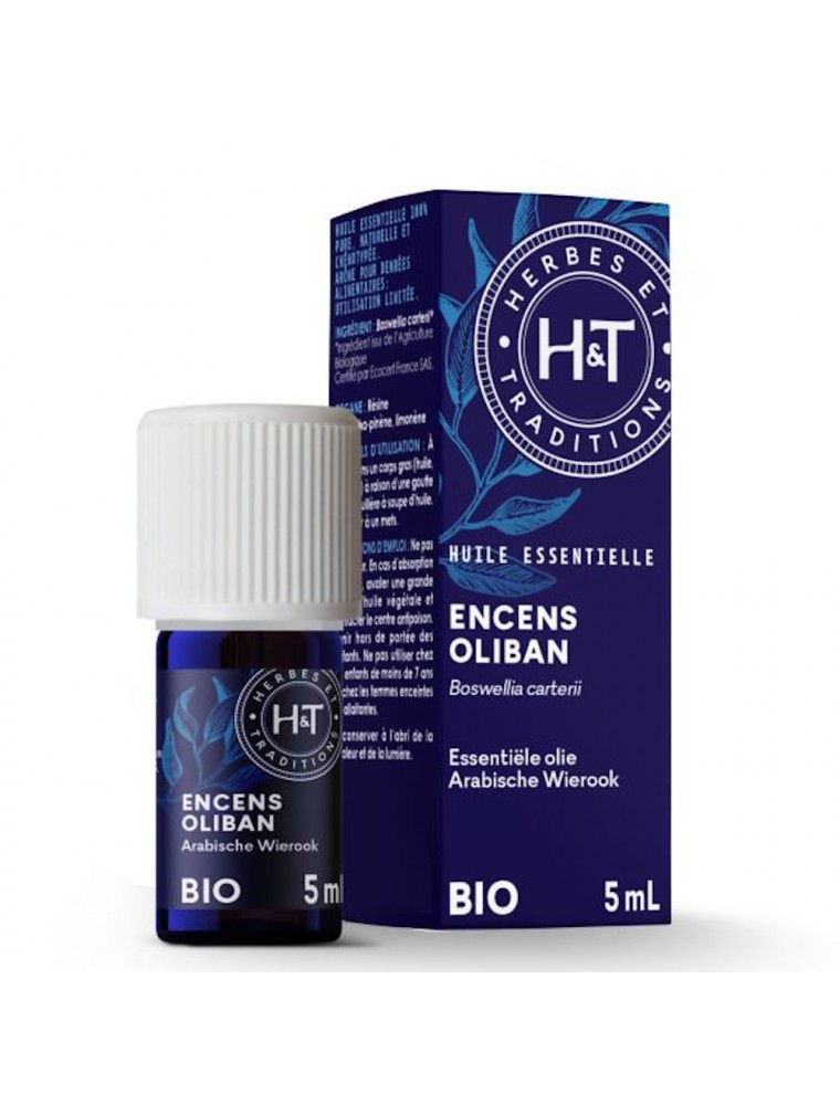 Image principale de la modale pour Encens Oliban Bio - Huile essentielle de Boswellia carterii 5 ml - Herbes et Traditions