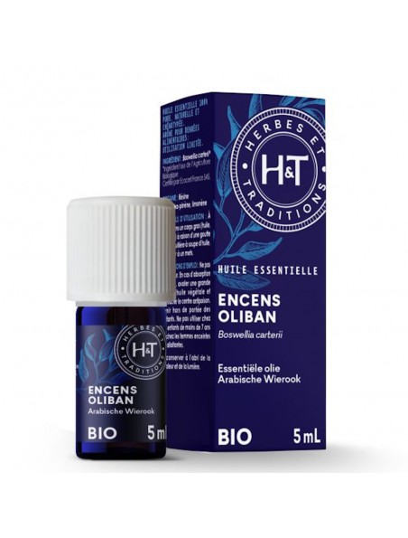 Image principale de Encens Oliban Bio - Huile essentielle de Boswellia carterii 5 ml - Herbes et Traditions