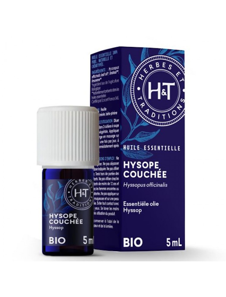 Image principale de la modale pour Hysope Bio - Huile essentielle de Hyssopus officinalis var. Decumbens 5 ml - Herbes et Traditions