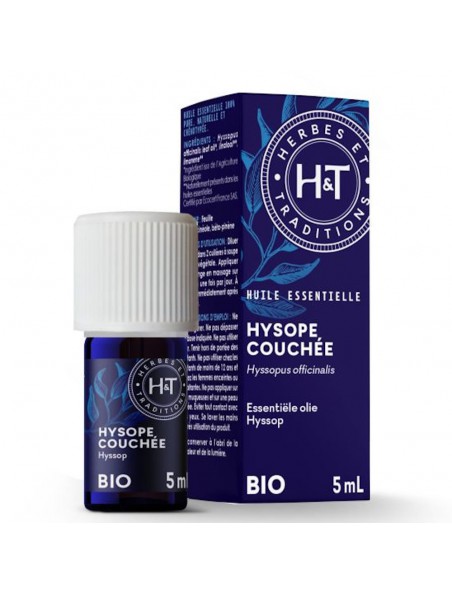 Image principale de Hysope Bio - Huile essentielle de Hyssopus officinalis var. Decumbens 5 ml - Herbes et Traditions