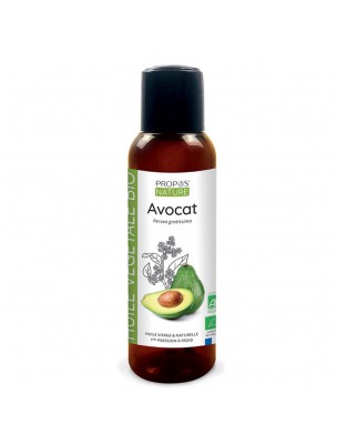Image de Avocat Bio - Huile végétale de Persea gratissima 100 ml - Propos Nature depuis Achetez les produits Propos Nature à l'herboristerie Louis