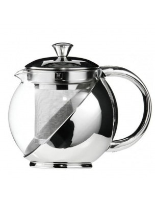 Image 70978 supplémentaire pour Théière en Verre borosilicate et en Acier Inox 1,1 Litre avec son filtre