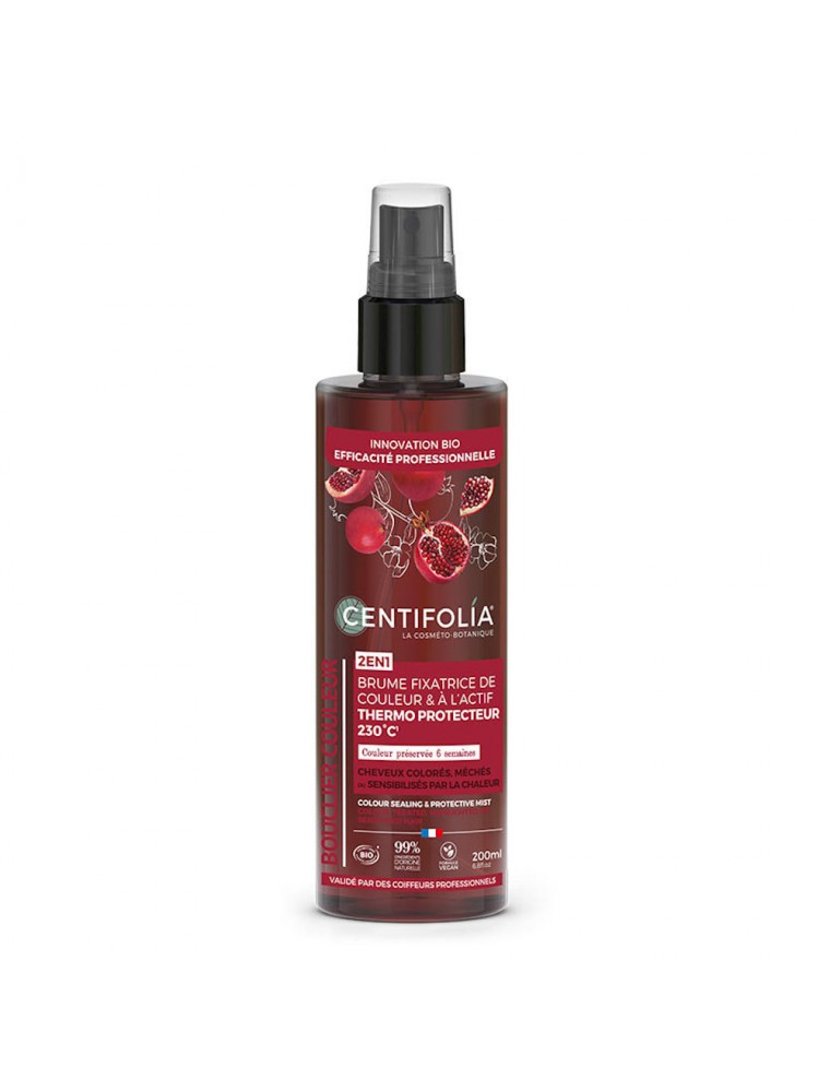 Image principale de la modale pour Brume Fixatrice de Couleur 2 en 1 Bio - Cheveux Colorés ou Méchés 200 ml - Centifolia