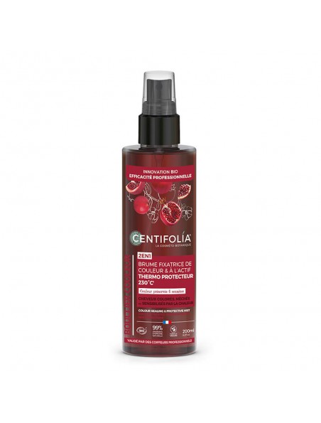 Image principale de Brume Fixatrice de Couleur 2 en 1 Bio - Cheveux Colorés ou Méchés 200 ml - Centifolia