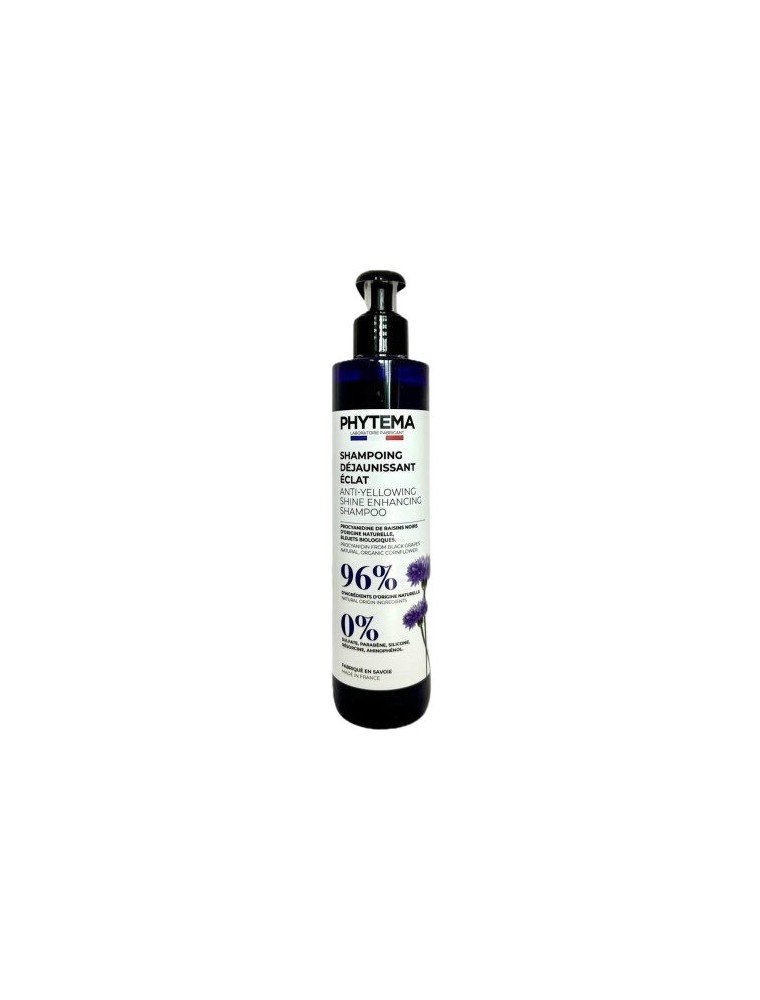 Image principale de la modale pour Shampoing Déjaunissant Eclat Positiv'Hair - Soin des Cheveux 250 ml - Phytema