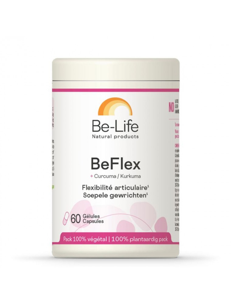 Image principale de la modale pour BeFlex Curcuma - Articulations et Souplesse 60 gélules - Be-Life