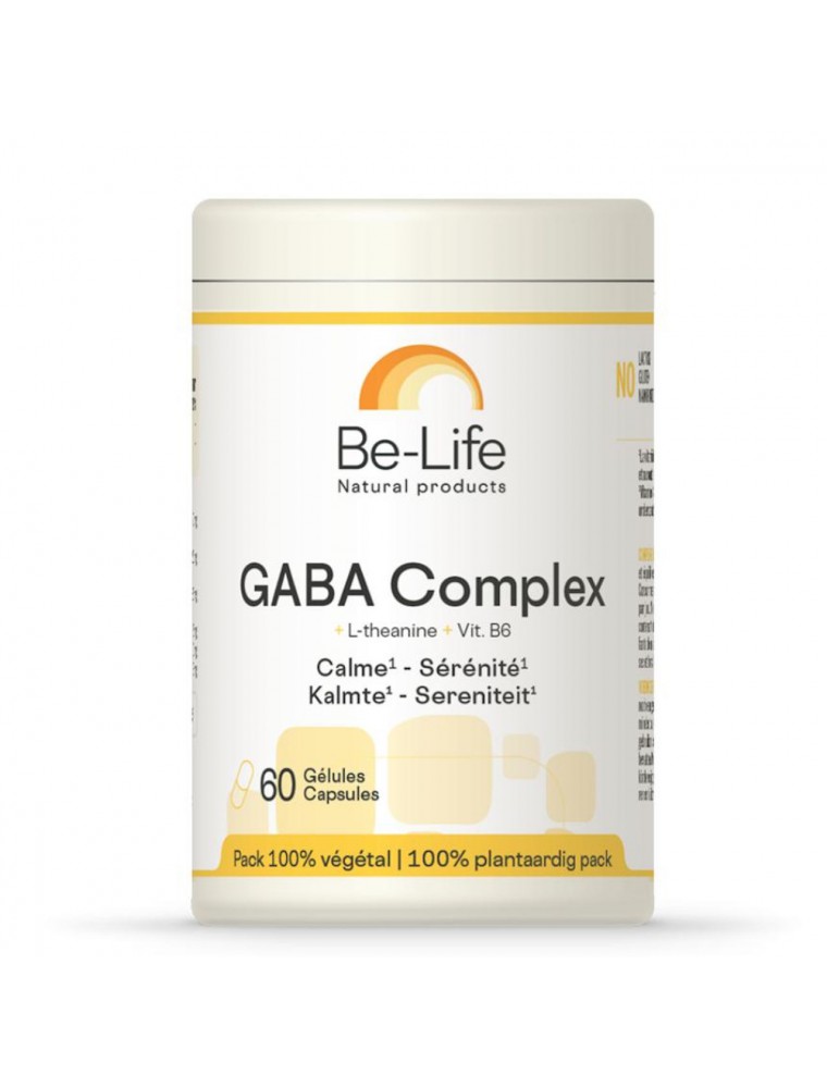Image principale de la modale pour GABA Complex - Acide Aminé 60 gélules - Be-Life