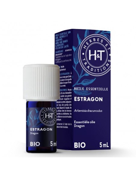 Image principale de Estragon Bio - Huile essentielle d'Artemisia dranunculus 5 ml - Herbes et Traditions