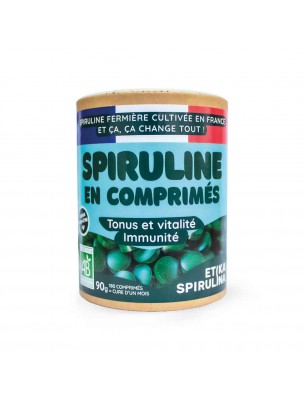 Image de Spiruline Comprimés Bio - Immunité et Tonus 90 g - Etika Spirulina depuis Perles de Céramique - Eco-Conseils