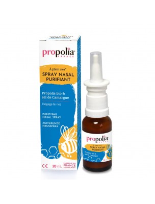 Image de Spray Nasal Purifiant - Nettoyage et Purification 20 ml - Propolia depuis Achetez les produits Propolia à l'herboristerie Louis