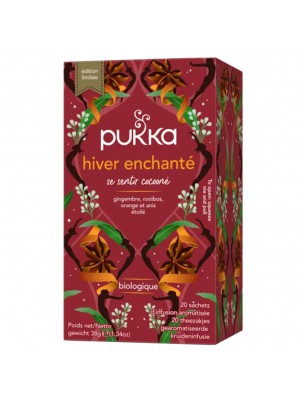 Image de Hiver Enchanté Bio - Infusion 20 sachets - Pukka Herbs depuis Achetez les produits Pukka Herbs à l'herboristerie Louis