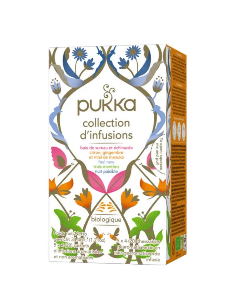 Image principale de la modale pour Herbal Collection Bio - Infusion 20 sachets - Pukka Herbs