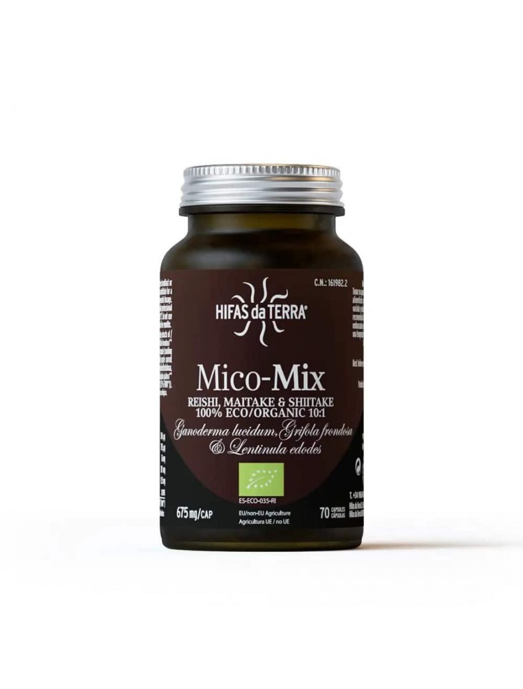 Image principale de la modale pour Mico-Mix Bio - Immunité et Tonus 70 capsules - Hifas Da Terra