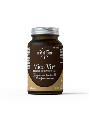 Image de Mico-Vir+ - Immunité et Tonus 70 capsules - Hifas Da Terra depuis Achetez les produits Hifas da Terra à l'herboristerie Louis