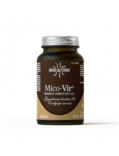 Image principale de Mico-Vir+ - Immunité et Tonus 70 capsules - Hifas Da Terra
