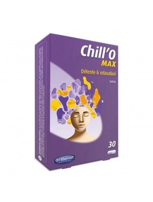Image de Chill'O Max - Détente et Relaxation 30 gélules - Orthonat Nutrition depuis Orthonat Nutrition