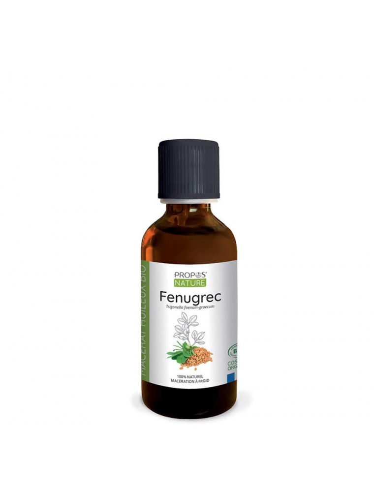 Image principale de la modale pour Fenugrec Bio - Macérât huileux de Trigonella foenum-graecum 50 ml - Propos Nature