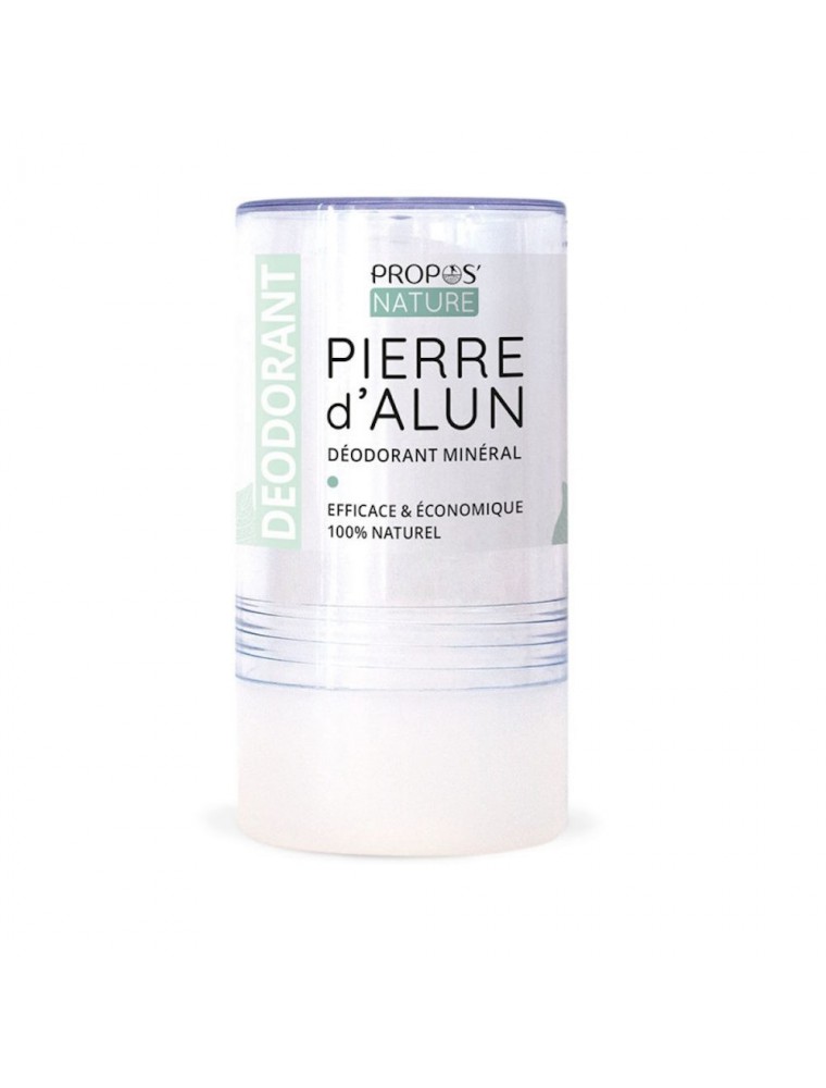 Image principale de la modale pour Déodorant Minéral Pierre d'Alun - Déodorant efficace et économique 120 g - Propos Nature