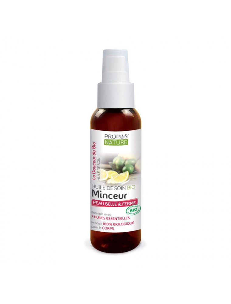 Image principale de la modale pour Huile de Soin Minceur Bio - Peau belle et ferme 100 ml - Propos Nature