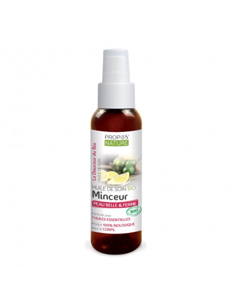Image principale de Huile de Soin Minceur Bio - Peau belle et ferme 100 ml - Propos Nature