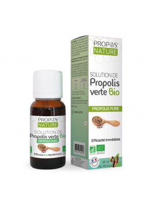 Image de Propolis Verte Bio Solution Hydroalcoolique - Système immunitaire 20 ml - Propos Nature depuis louis-herboristerie